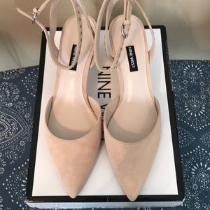 Nine West Suede Slingbacks